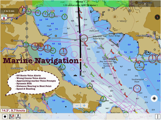 i boating usa nautical marine charts lake maps app price drops