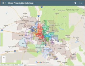 zip code map phoenix org