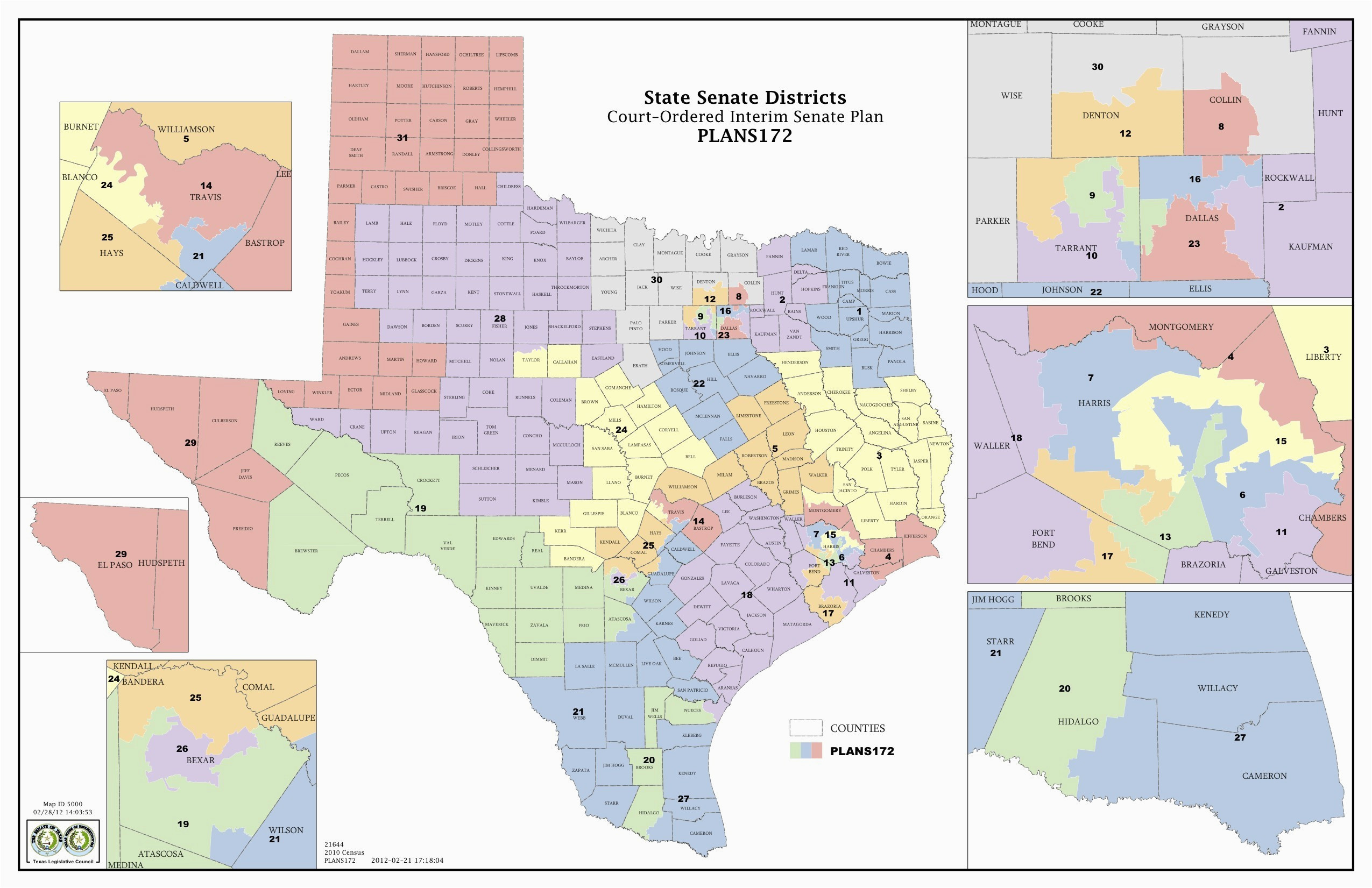 texas us senate district map new state senate elegant texas district