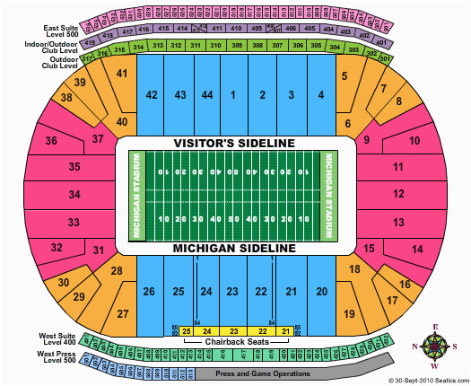 North Carolina Football Stadium Seating Chart