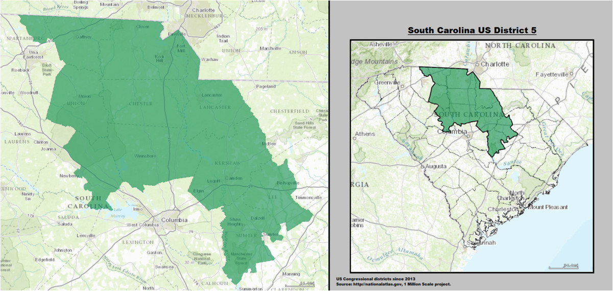 south carolina s 5th congressional district wikipedia