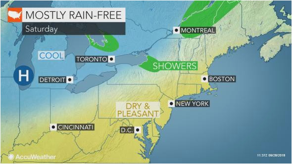 crisp dry autumn weekend in store for northeastern us