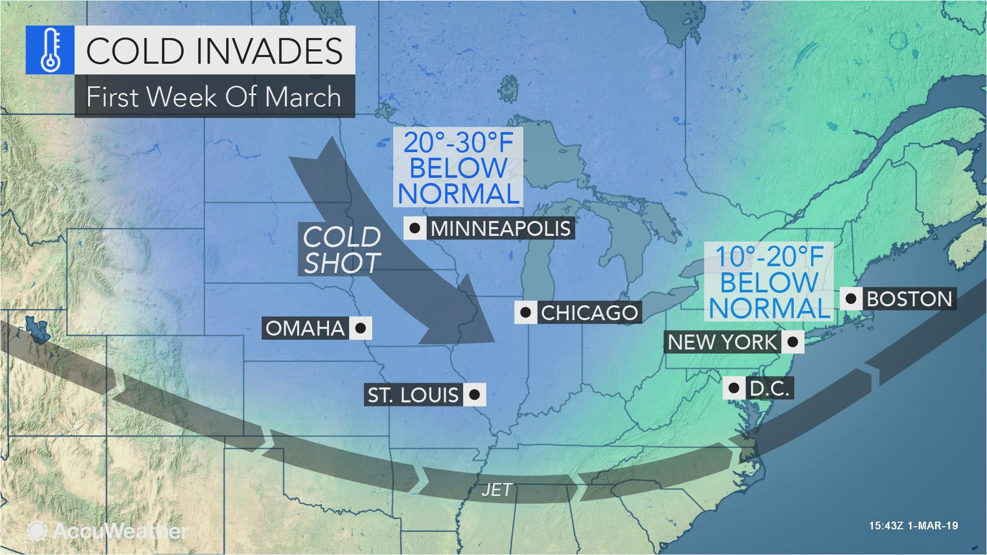 march roars in like a lion with brutal midwest northeast cold