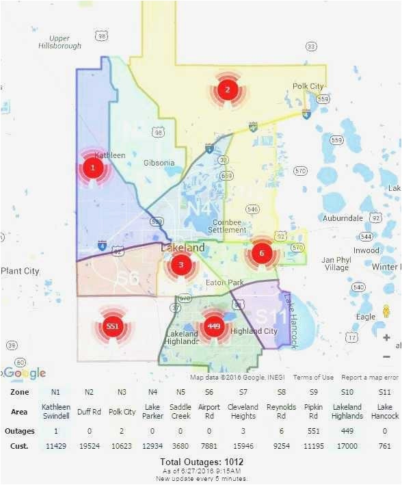 Georgia Power Outage Map