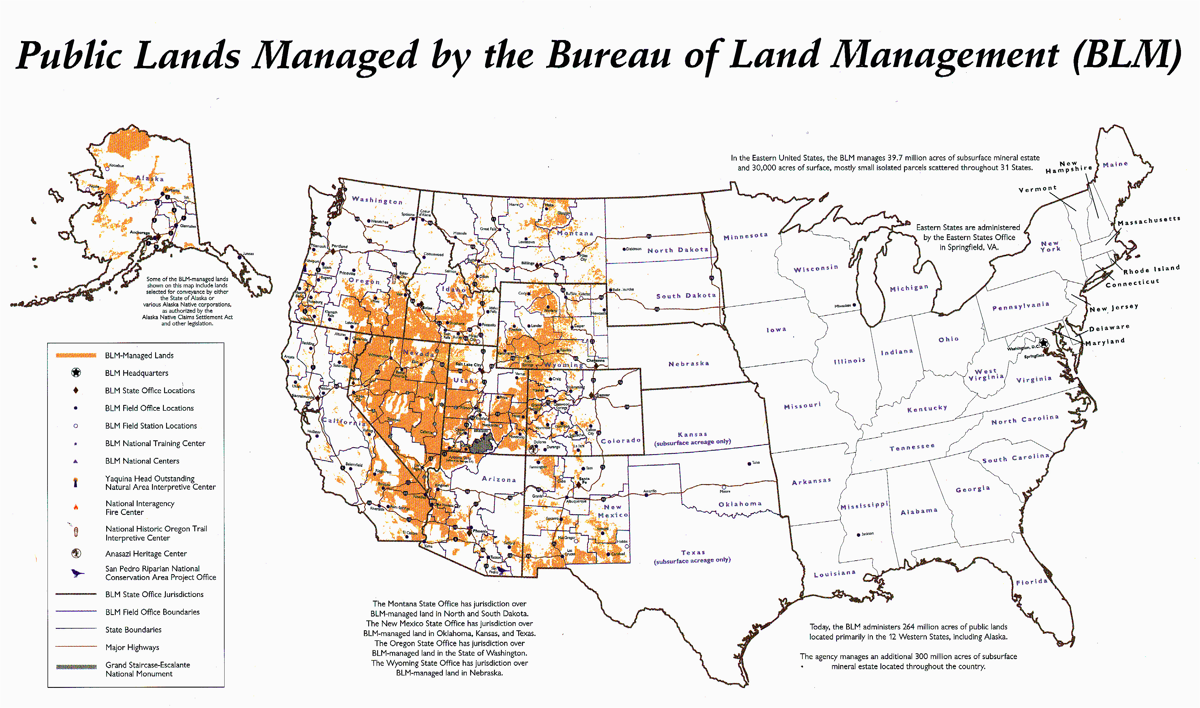 states map with cities blm land map states map with cities