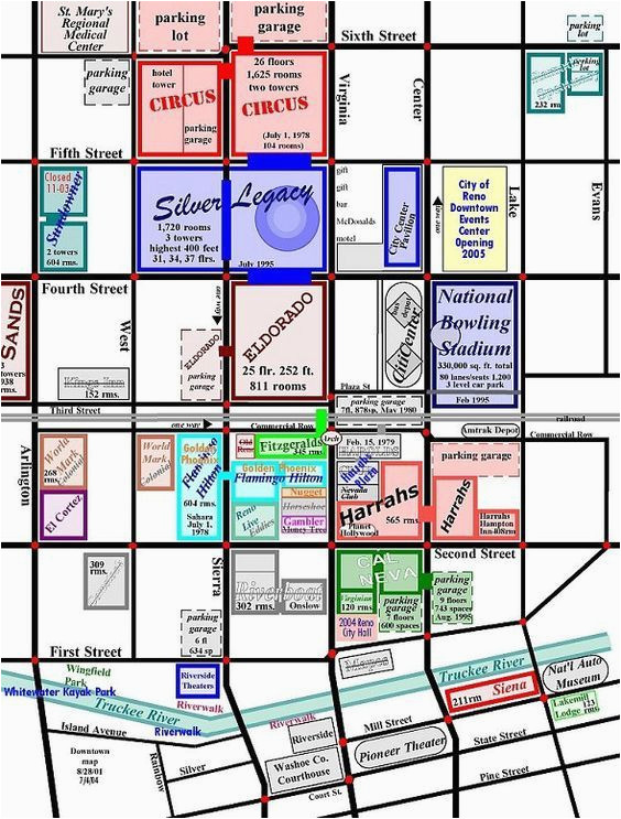 reno nevada casinos map downtown reno map top home maps info main