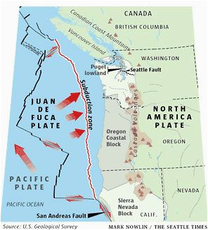 california fault line earthquake prediction oregon cascadia