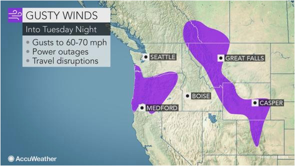 early week storm may be strongest yet this season in northwestern us