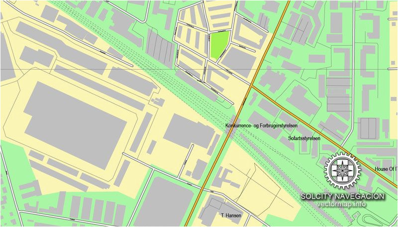 copenhagen ka benhavn denmark printable vector street full city