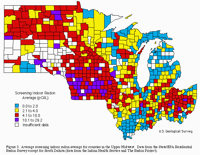 radon gas map for canada potential risk of radon gas contemporary