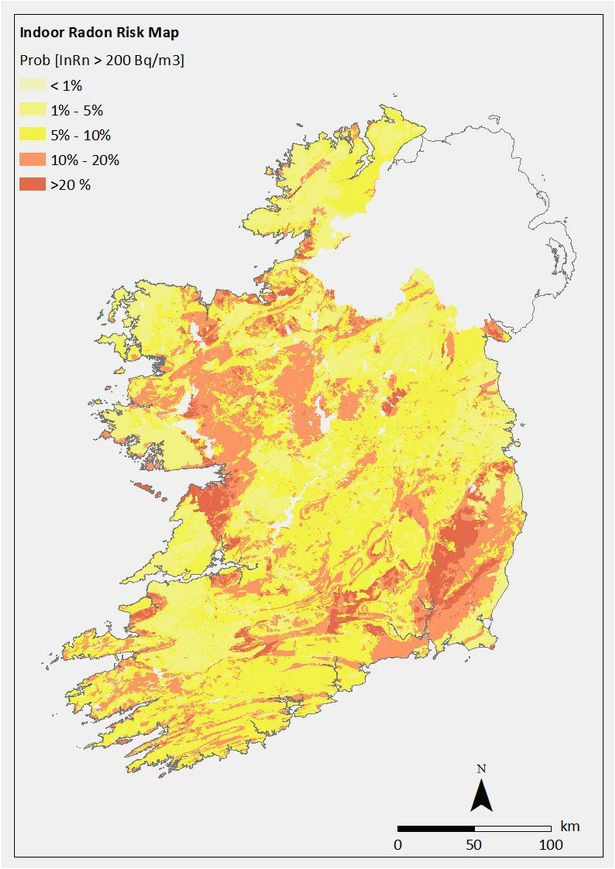 radon gas map for canada potential risk of radon gas contemporary