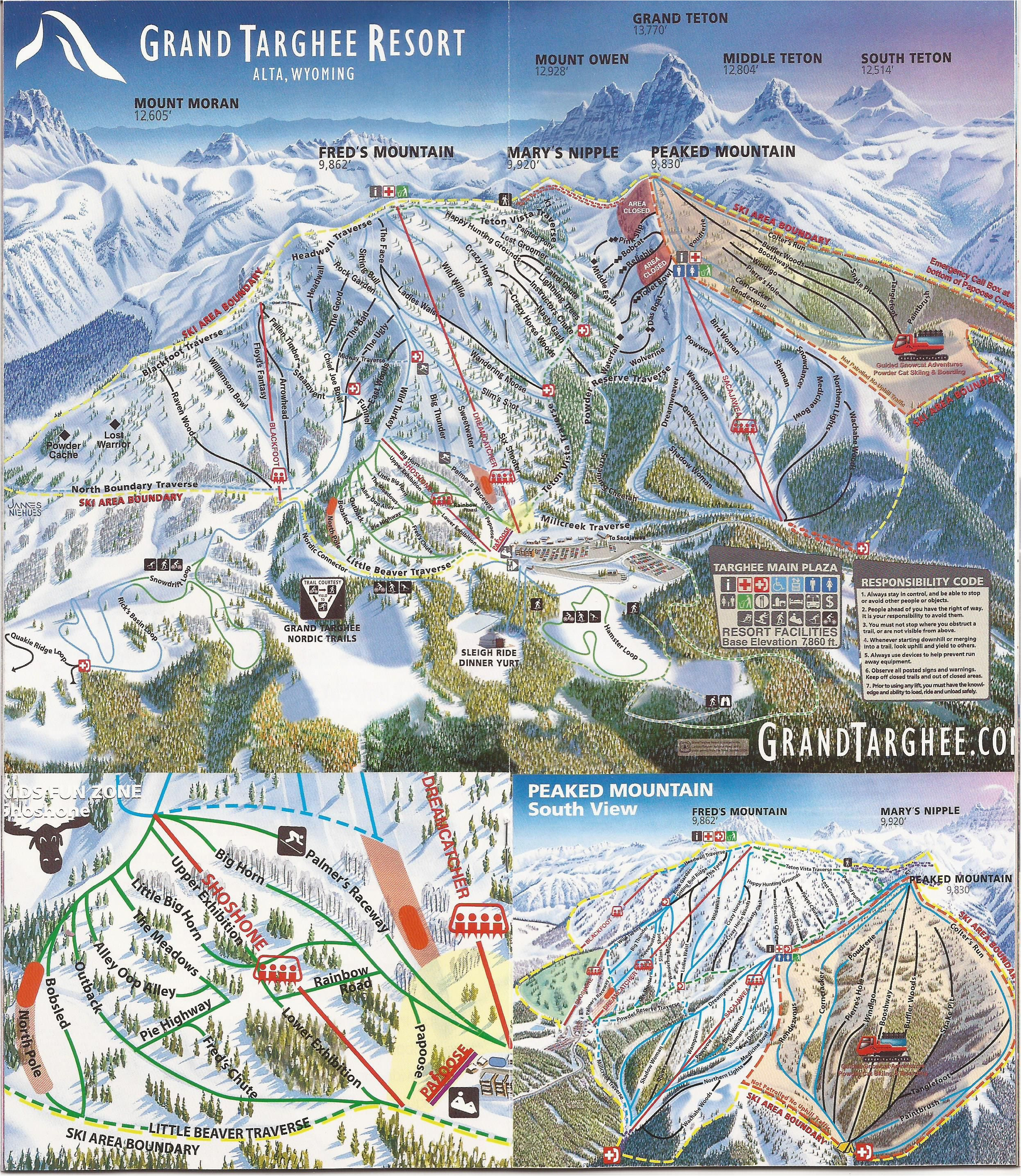 Skiing In oregon Map Teton Pass Trail Map Teton Pass Ski Resort Chouteau Mo...