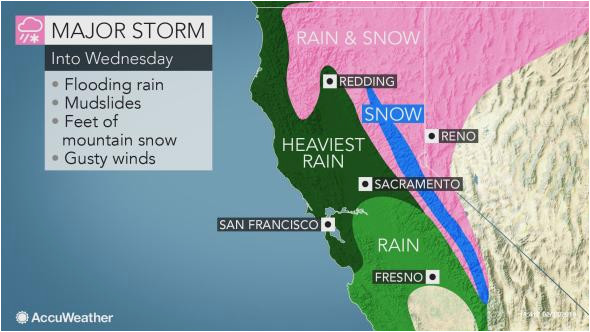 atmospheric river to continue drenching rain mountain snow over