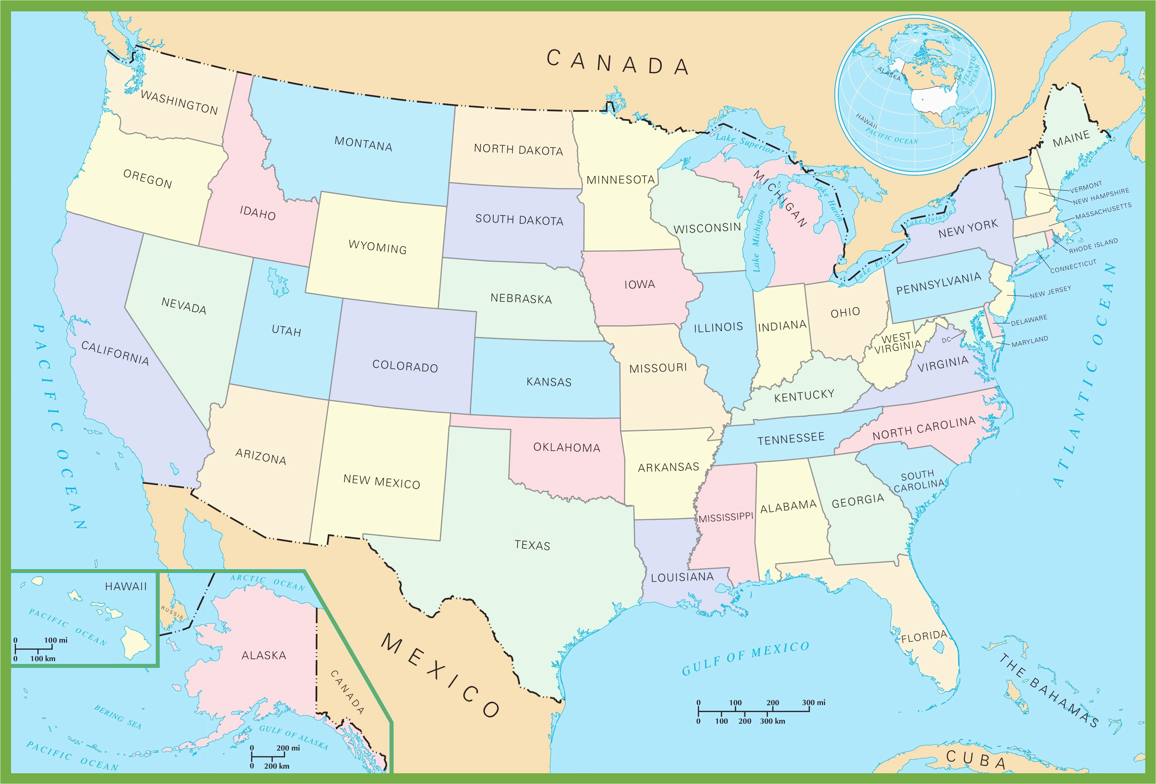 map of us states and capitals usa state color map fresh a picture