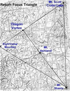 map of oregon laylines ley lines pacific northwest these are my