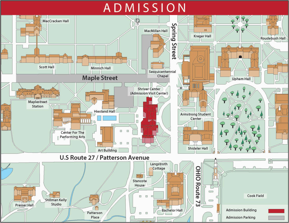 oxford campus maps miami university