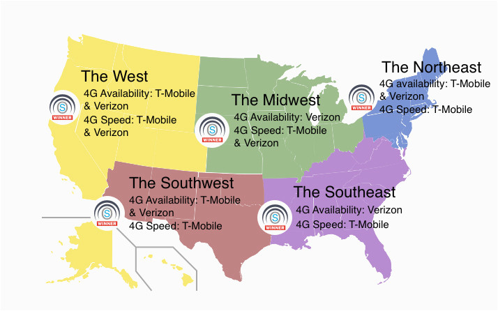 new lte study shows t mobile and verizon are the only networks that