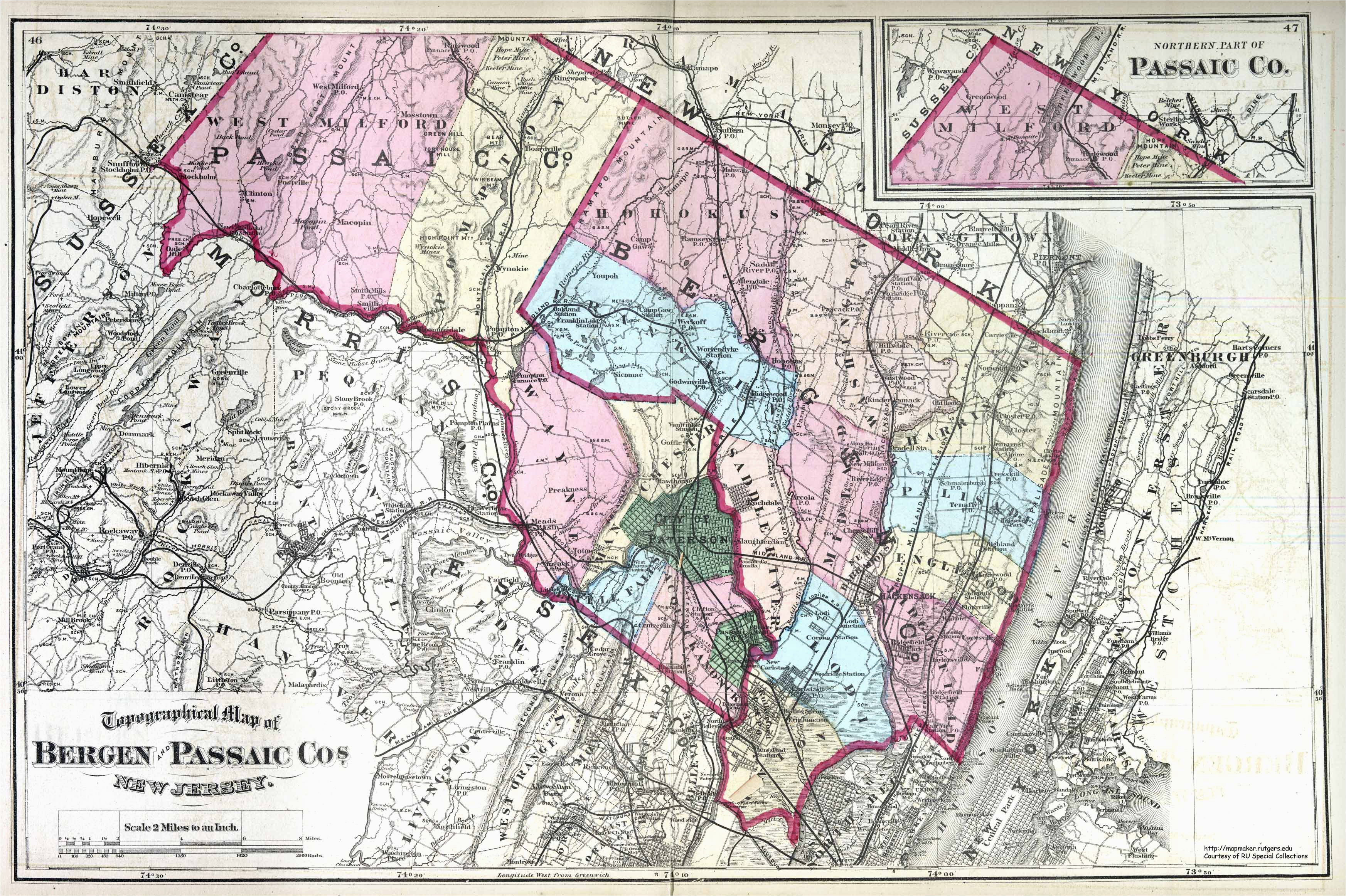 new jersey historical maps