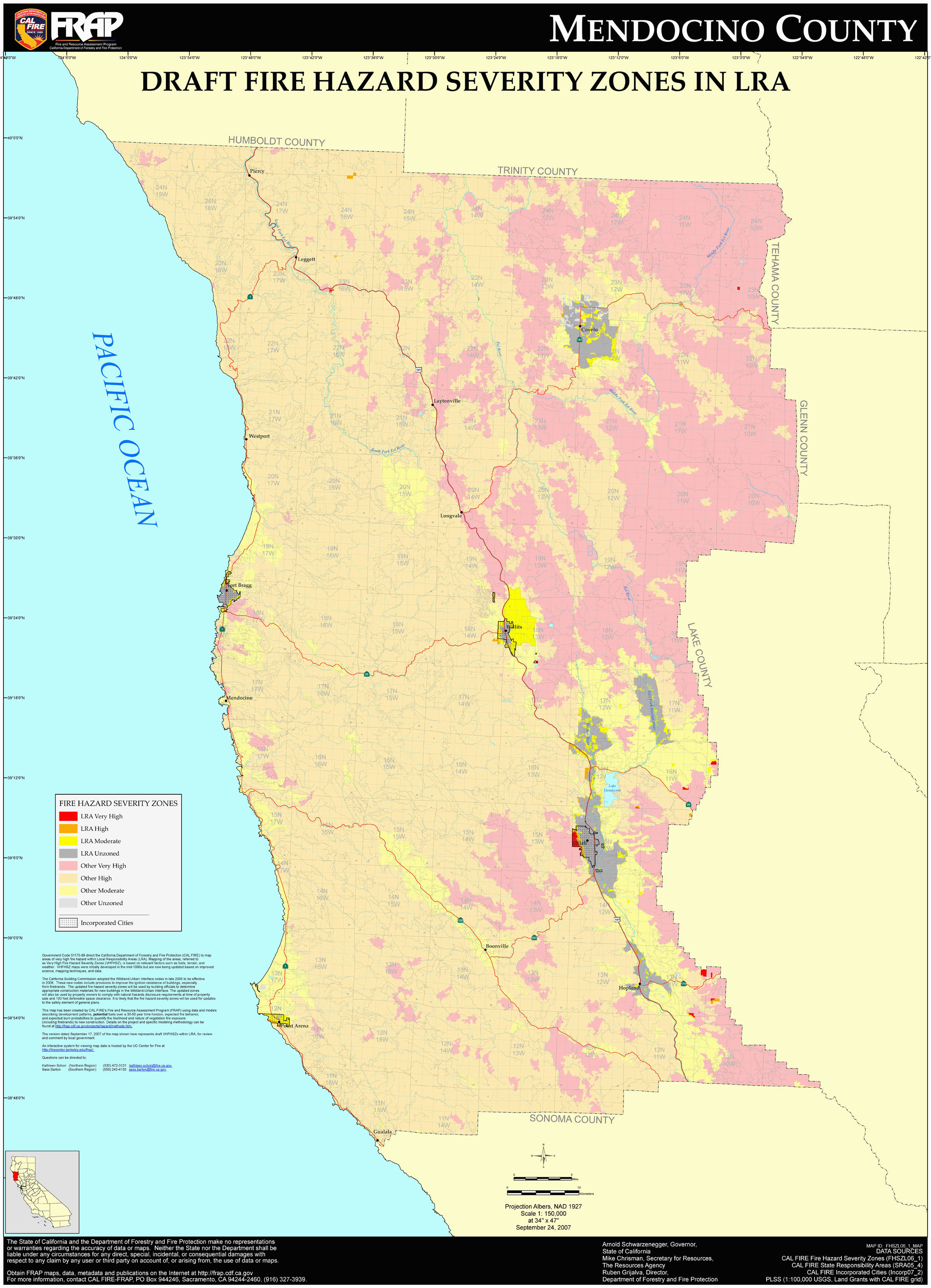 where is lompoc california in map of california detailed