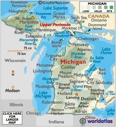 10 best map of michigan images map of michigan great lakes state