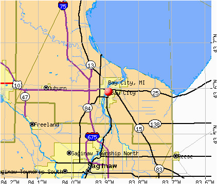 bay city michigan map park ideas