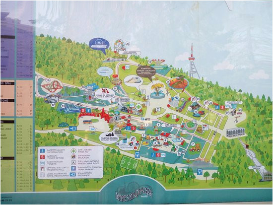 mtatsminda amusement park map picture of mtatsminda amusement park