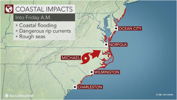flooding strong winds from michael to rip a path of damage across