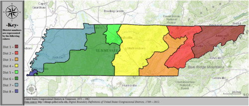 tennessee s congressional districts wikipedia