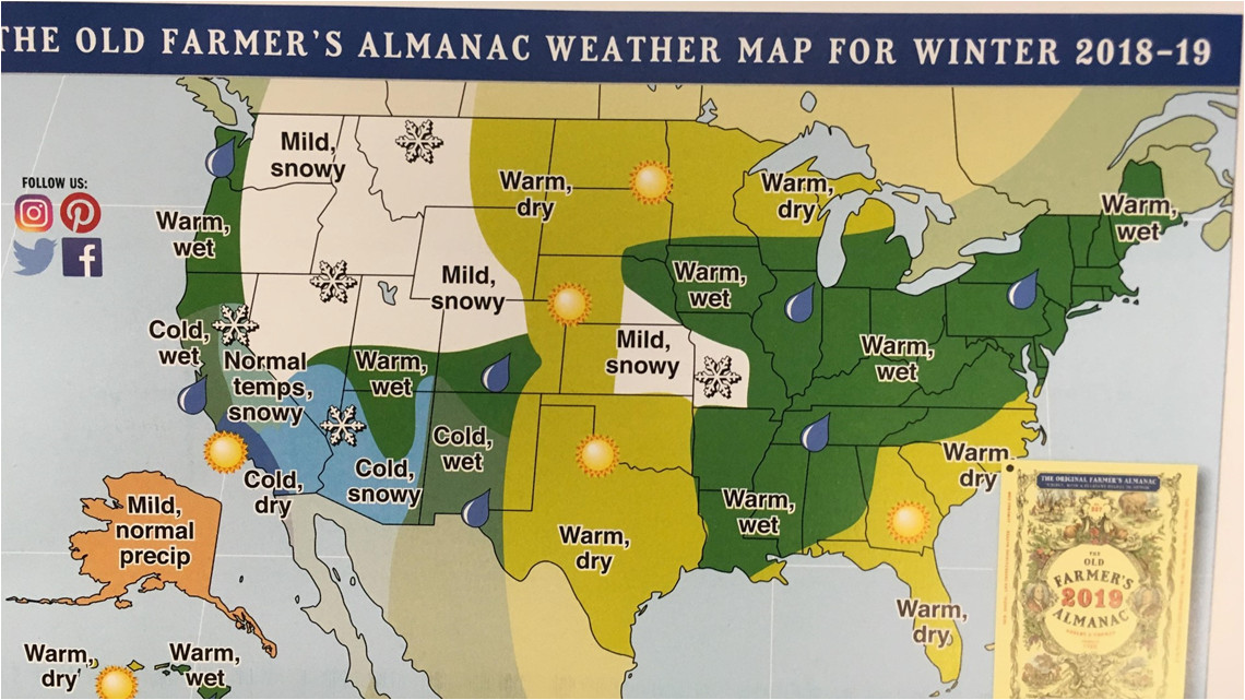 old farmer s almanac calling for a warm wet winter in tennessee