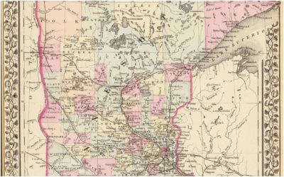 old historical city county and state maps of minnesota