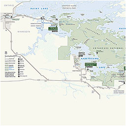 maps voyageurs national park u s national park service