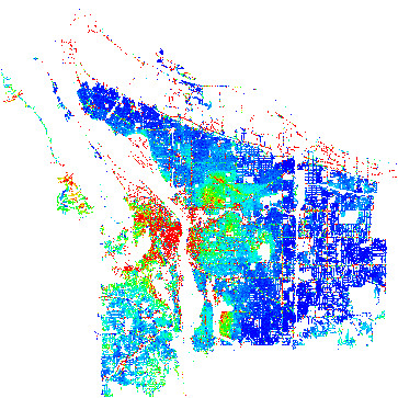 portland oregon or profile population maps real estate