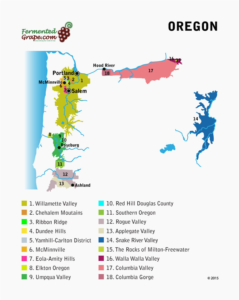 southern oregon wineries map simple oregon vineyards map diamant ltd