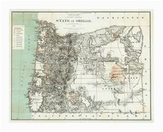 14 inspiring oregon images oregon antique maps old maps