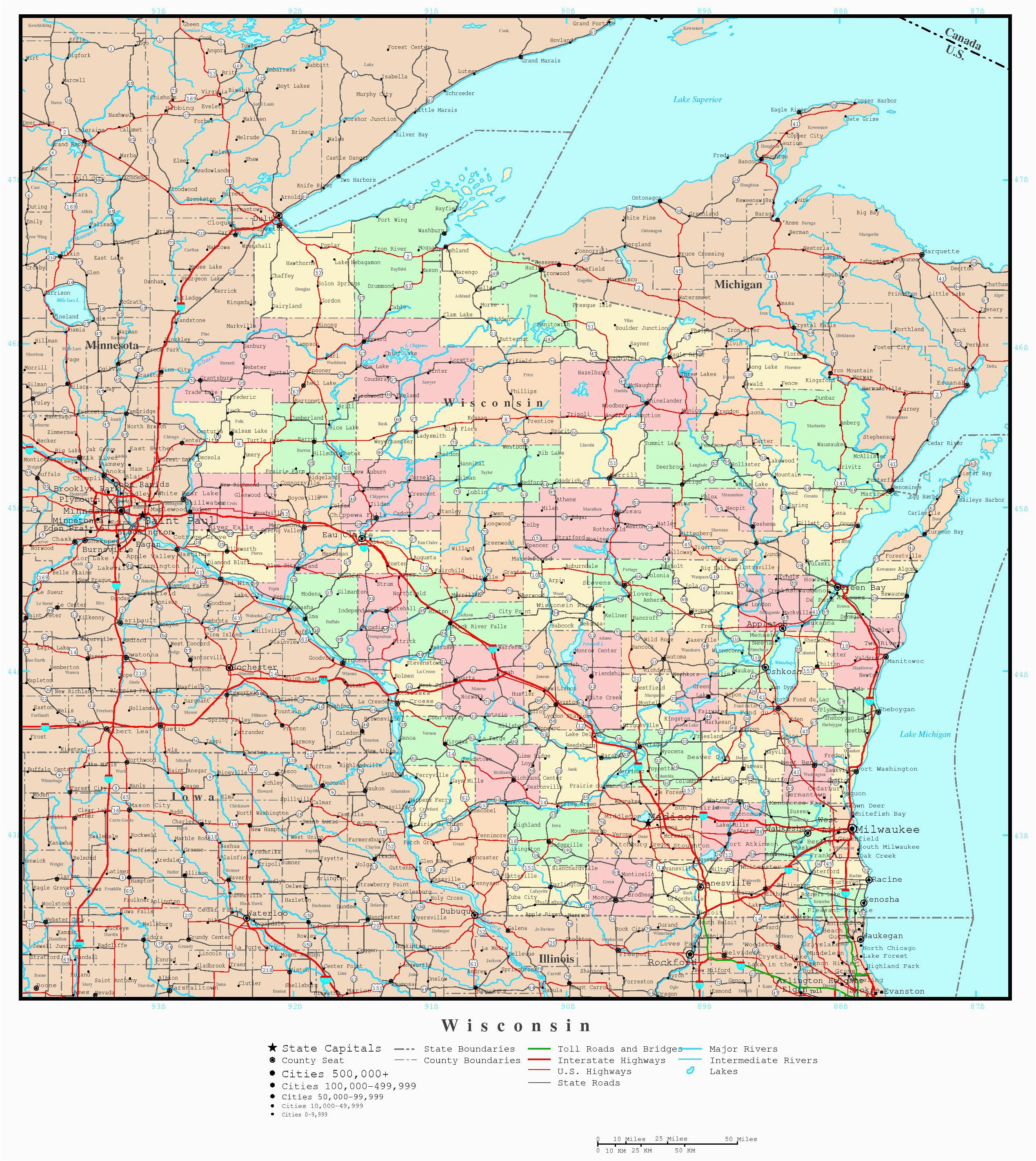 wisconsin highway map aishouzuo org