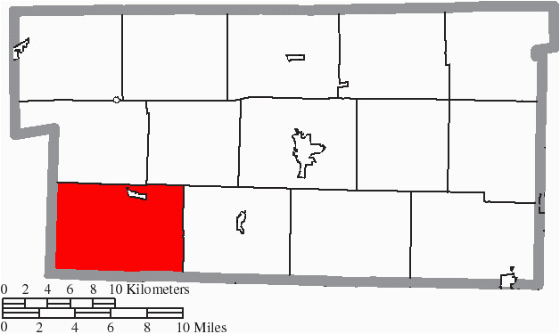 file map of holmes county ohio highlighting richland township png