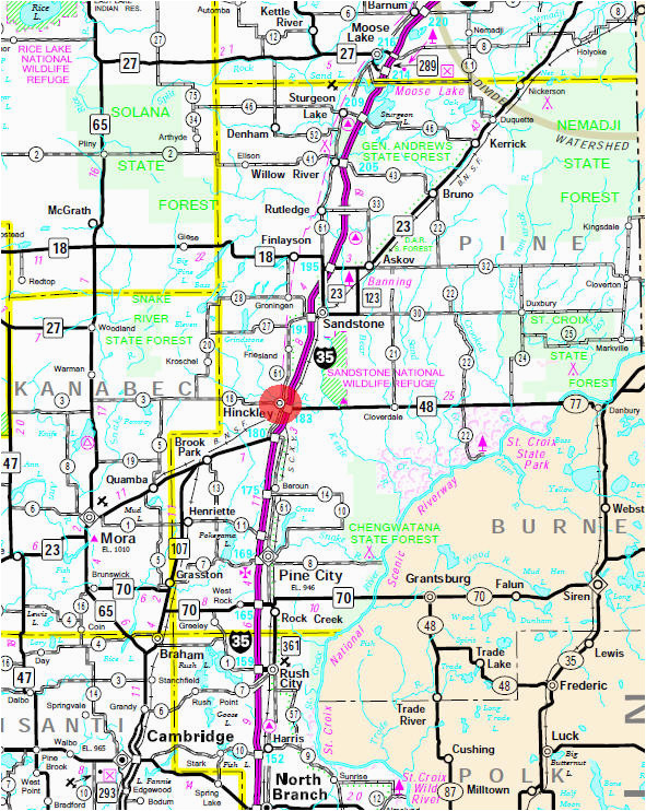 Mn Casino Map