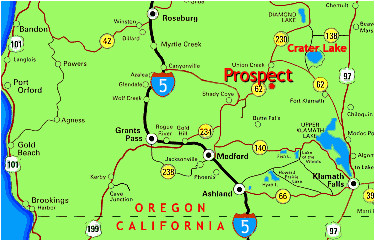 prospect oregon map prospect hotel oregon map and directions