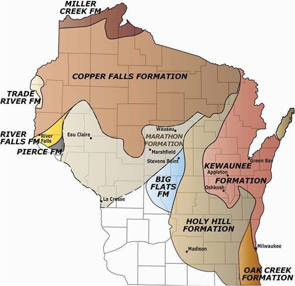 map glacial formations in wisconsin ideas in 2019 california