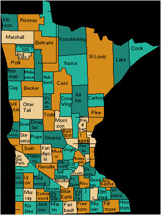 Map Of Minnesota Counties and Cities Mn County Maps with Cities and Travel Information Download Free Mn