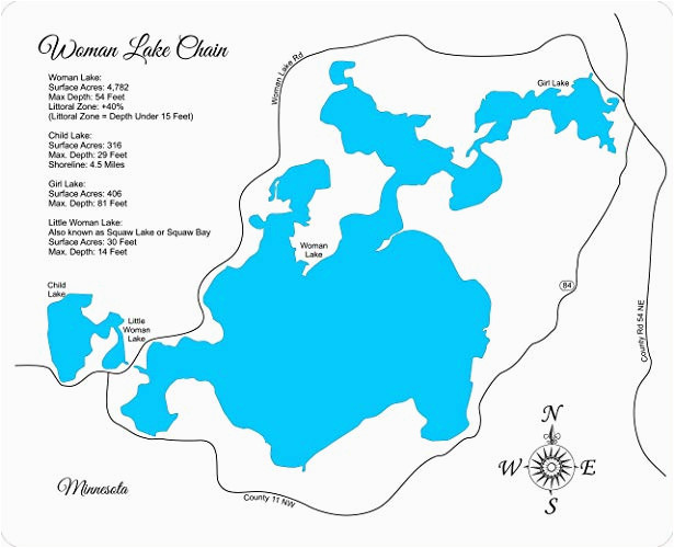 leech lake map population map of us