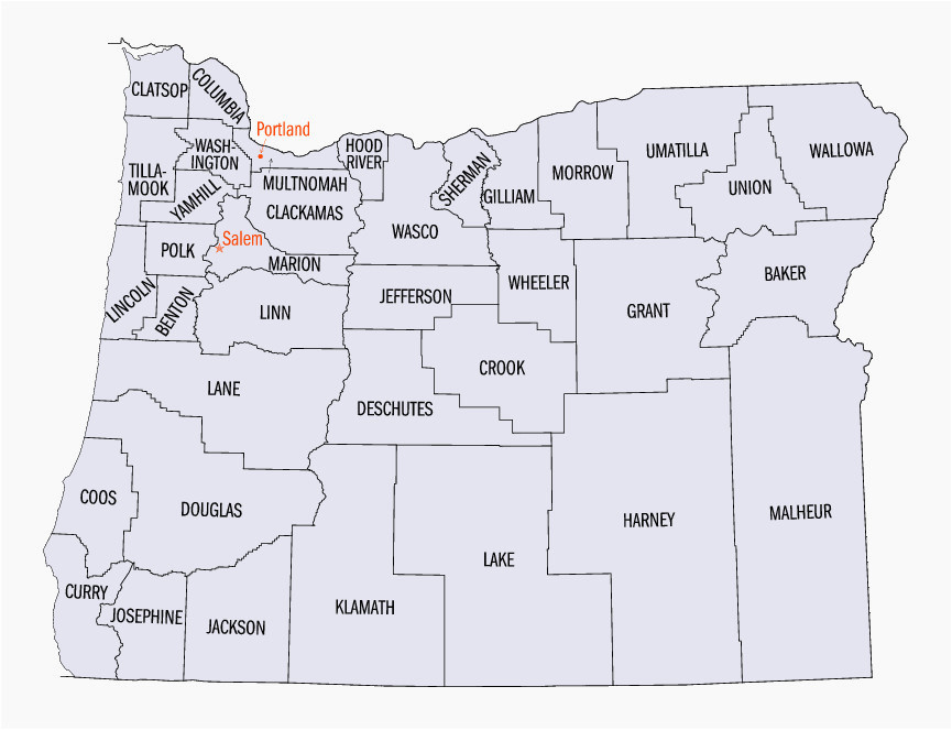 counties of oregon map secretmuseum