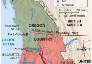 oregon country map 1846 map of the oregon country and travel
