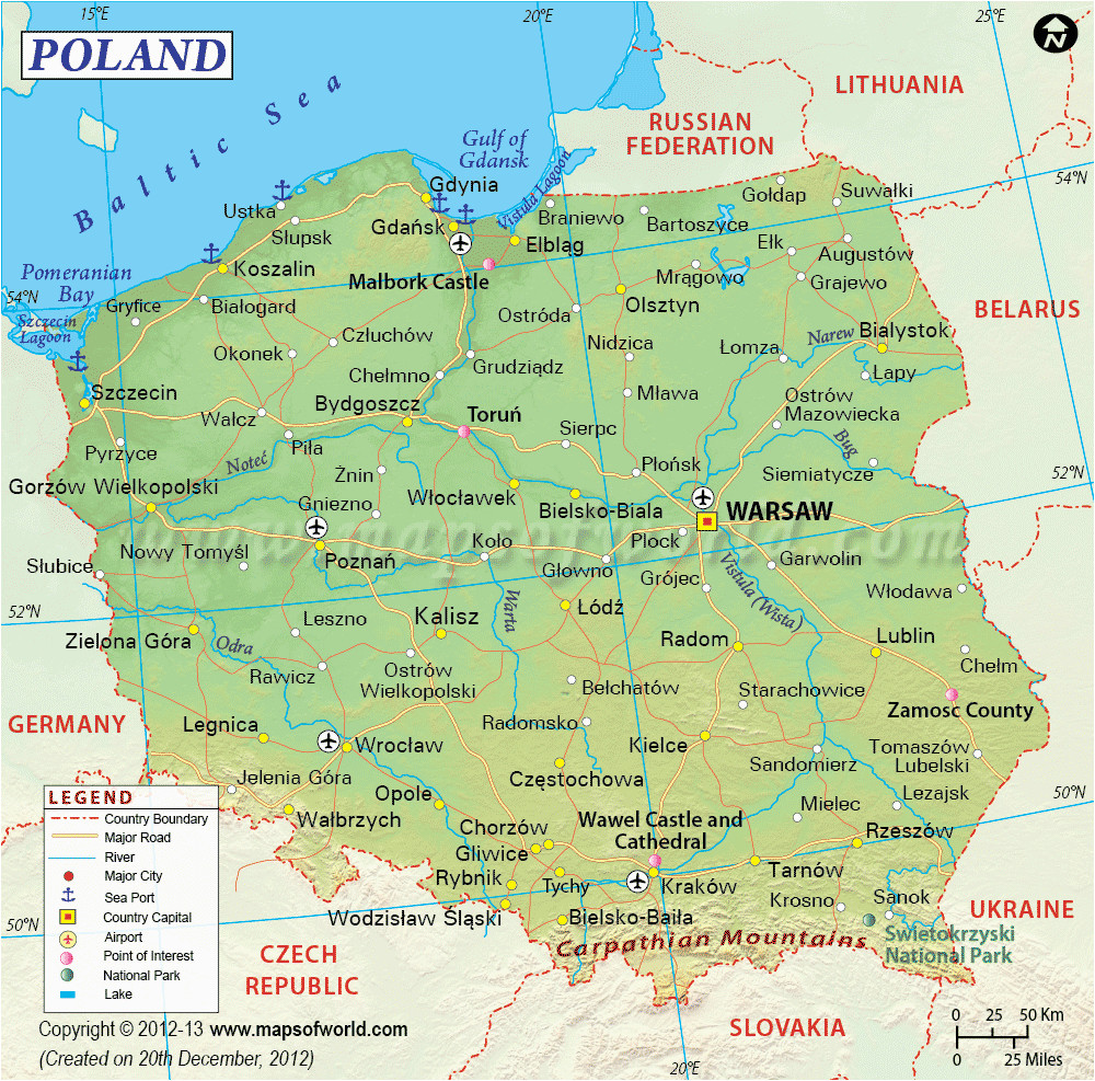 poland map travel sites poland map polish language poland