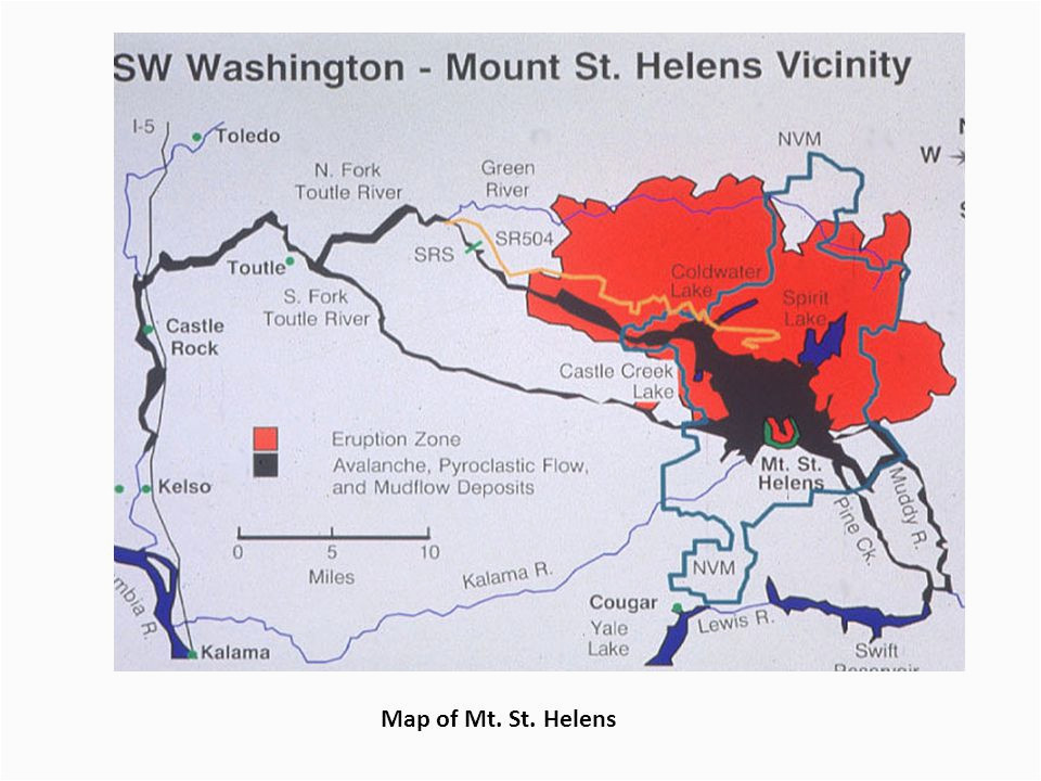 eruption of mt st helens map of mt st helens ppt download
