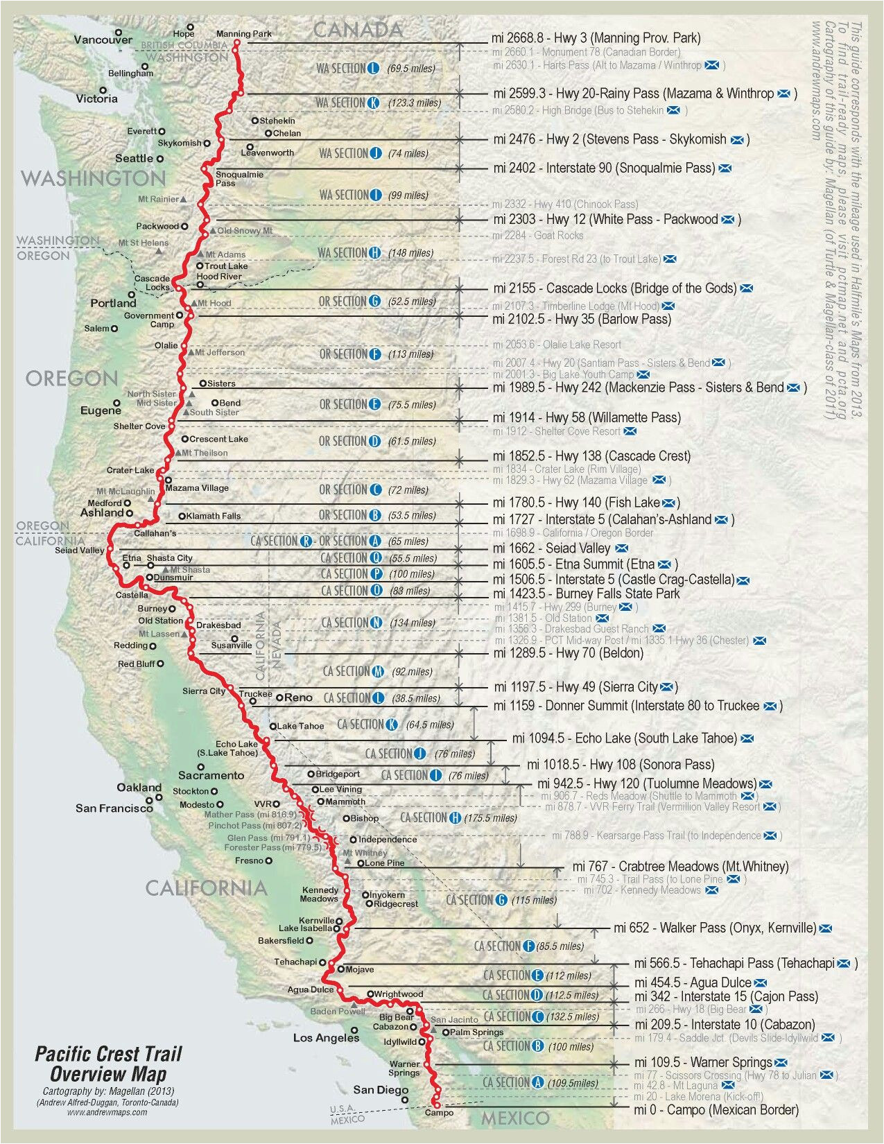 pacific crest trail map oregon pin by matthew paulson on pacific