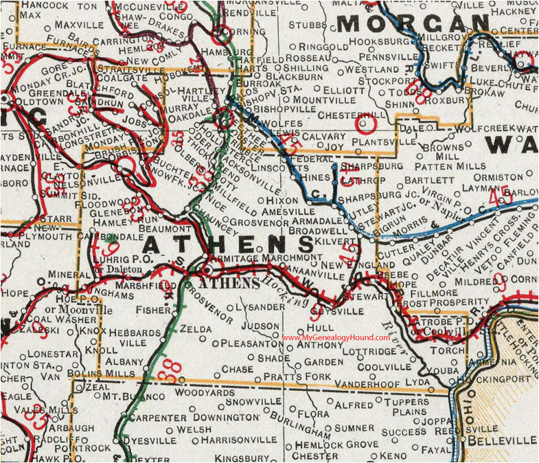 map of athens ohio secretmuseum
