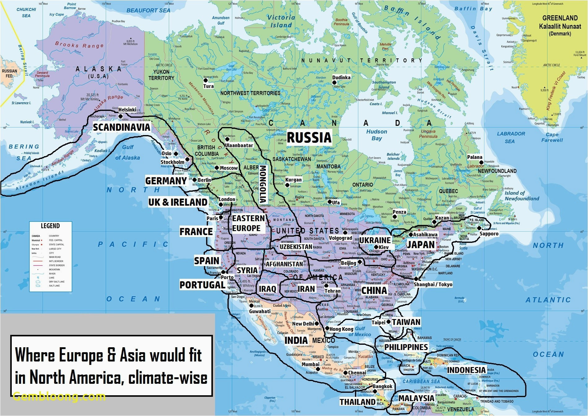 united states and canada map with time zones best oregon united