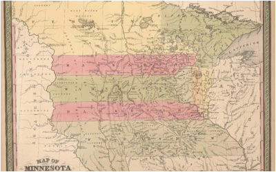 old historical city county and state maps of minnesota