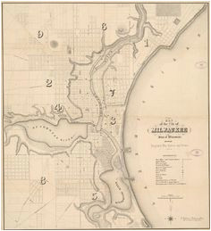 23 best vintage milwaukee maps images in 2019 milwaukee map maps